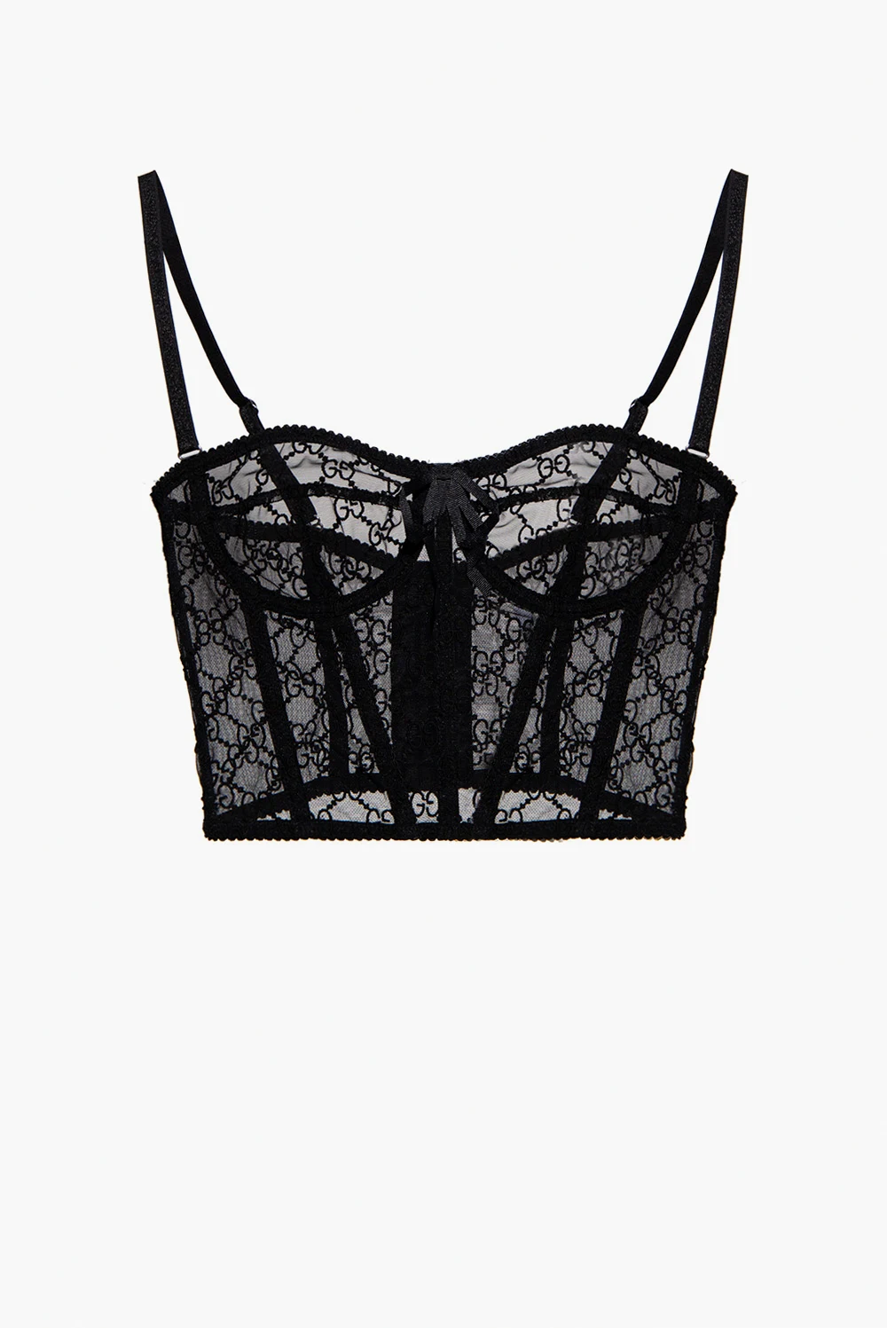 BLACK Bralette with logo
