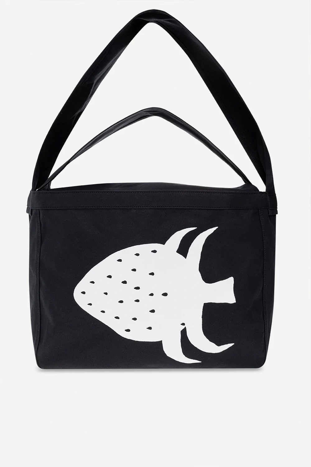 BLACK Printed shopper bag