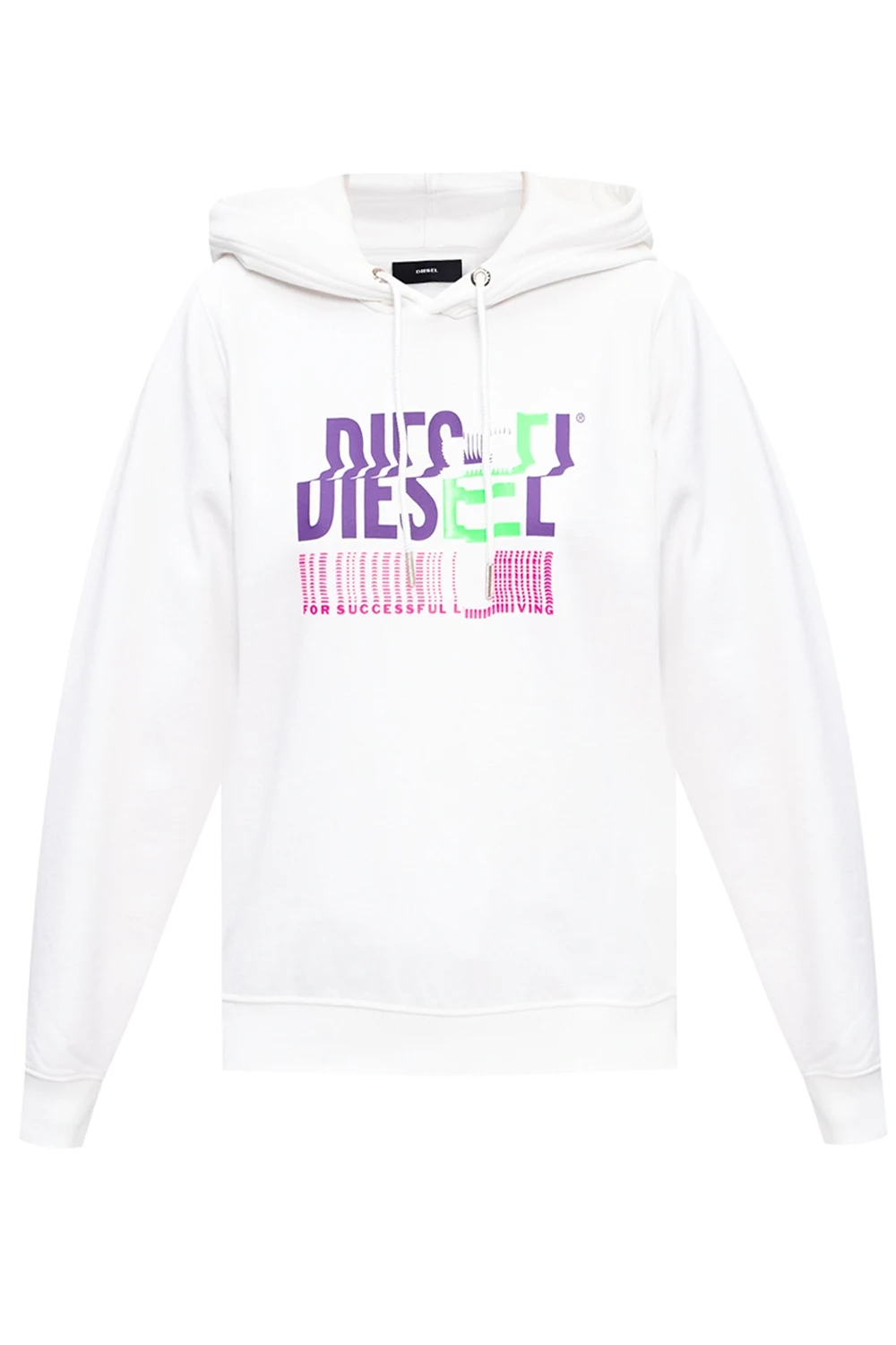WHITE Branded hoodie