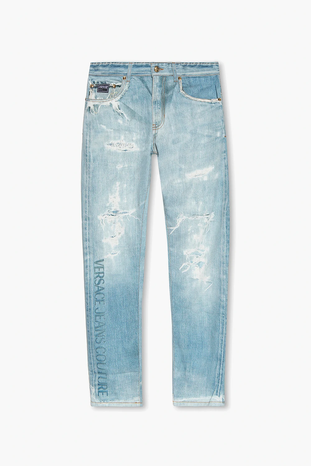 Spodnie z efektem ‘trompe l'oeil’