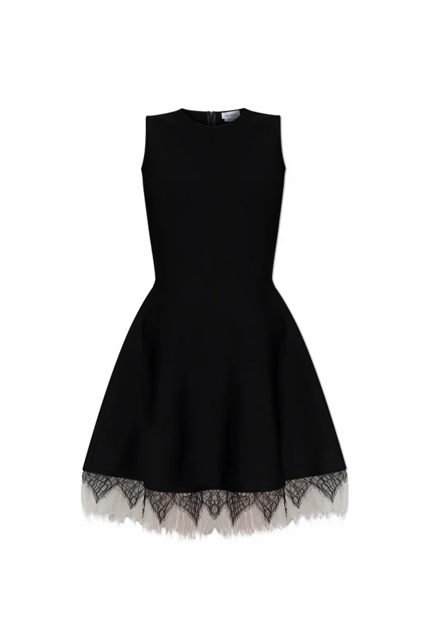 SCHWARZ Ärmelloses Kleid