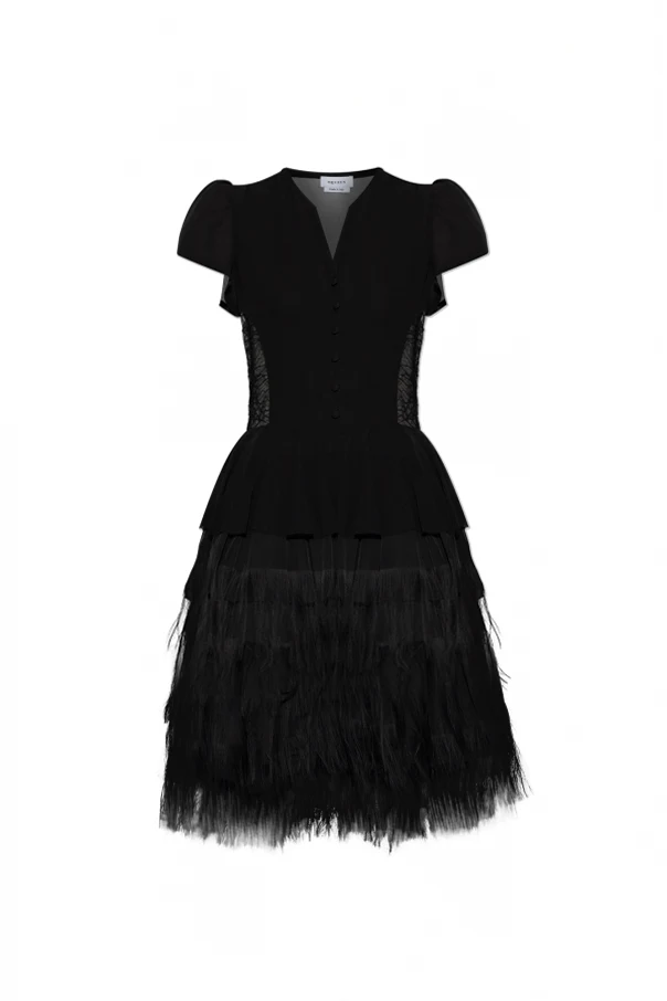 SCHWARZ Seidenkleid