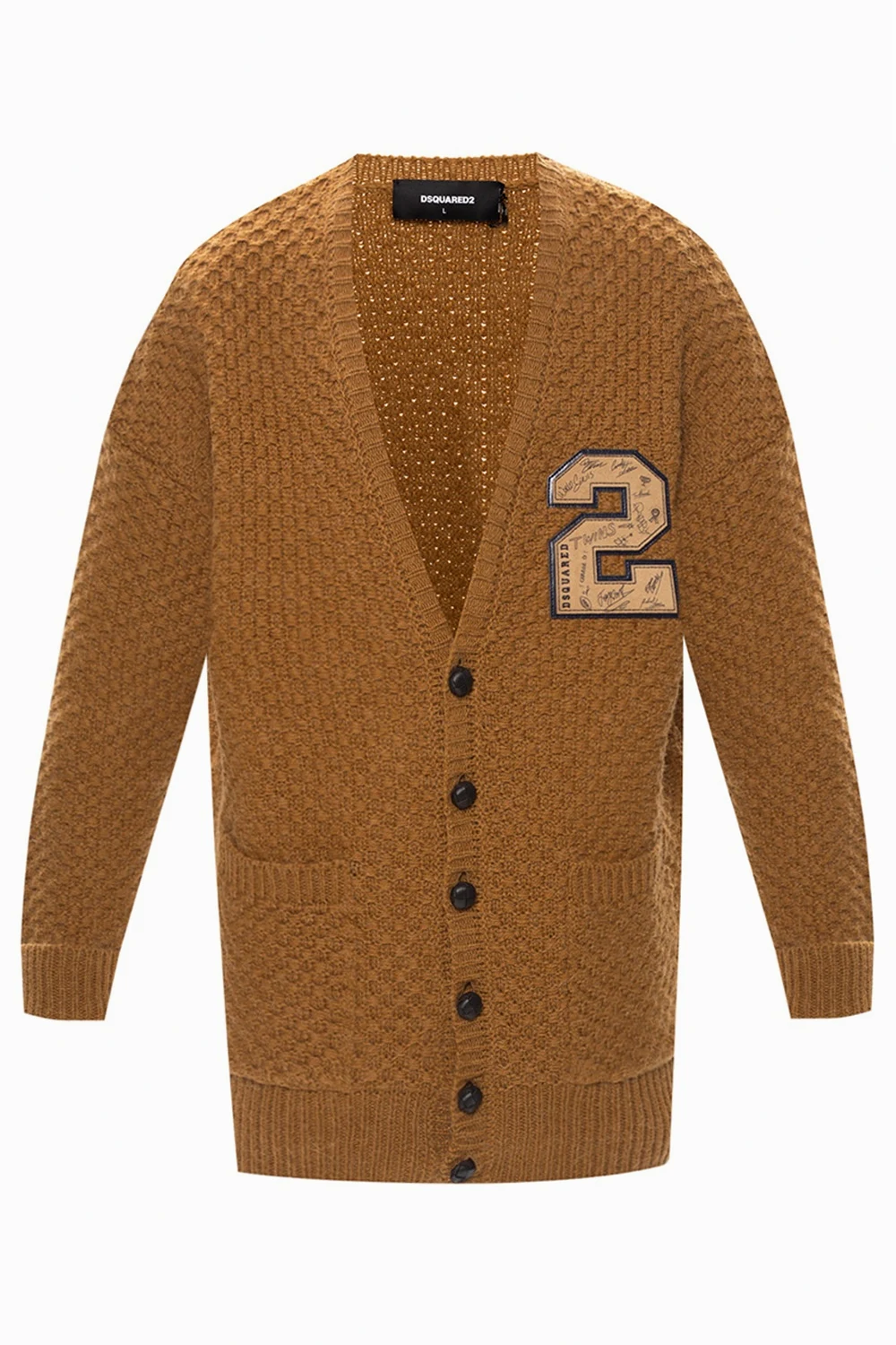 BROWN Logo cardigan