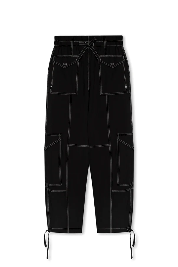BLACK Cargo trousers