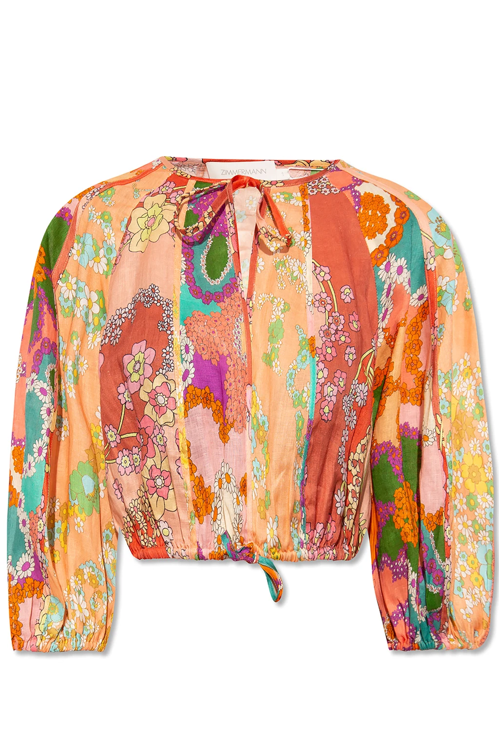 Floral-printed top