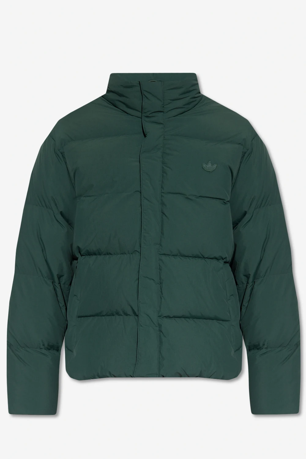 Down jacket with logo