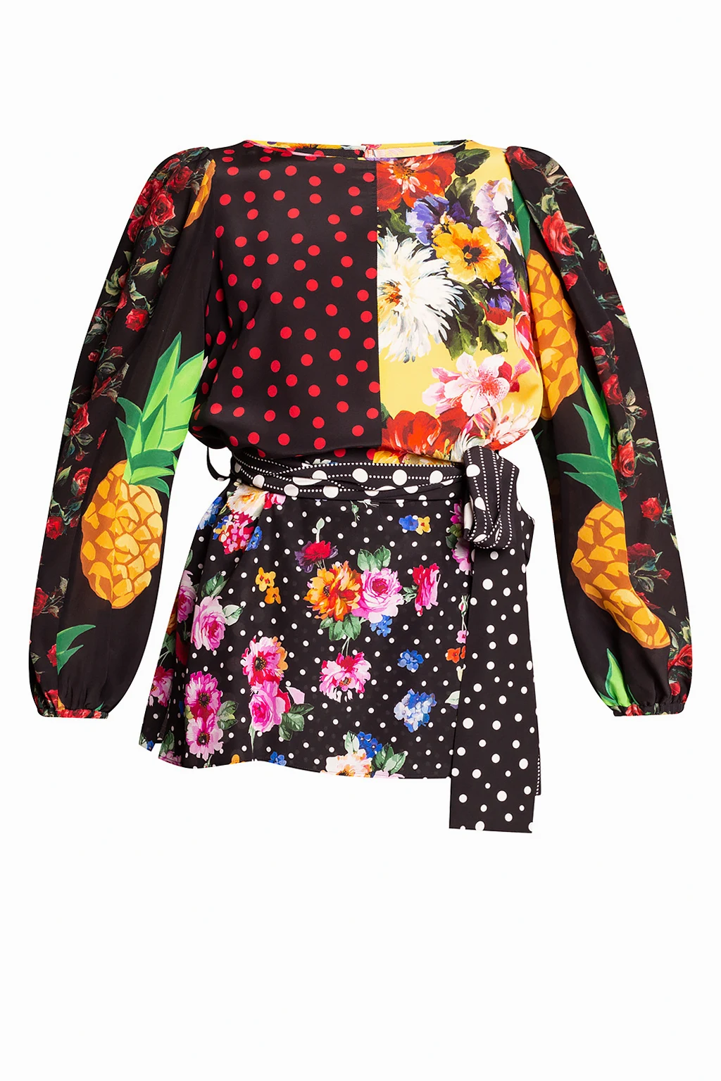 MULTICOLOUR Silk top