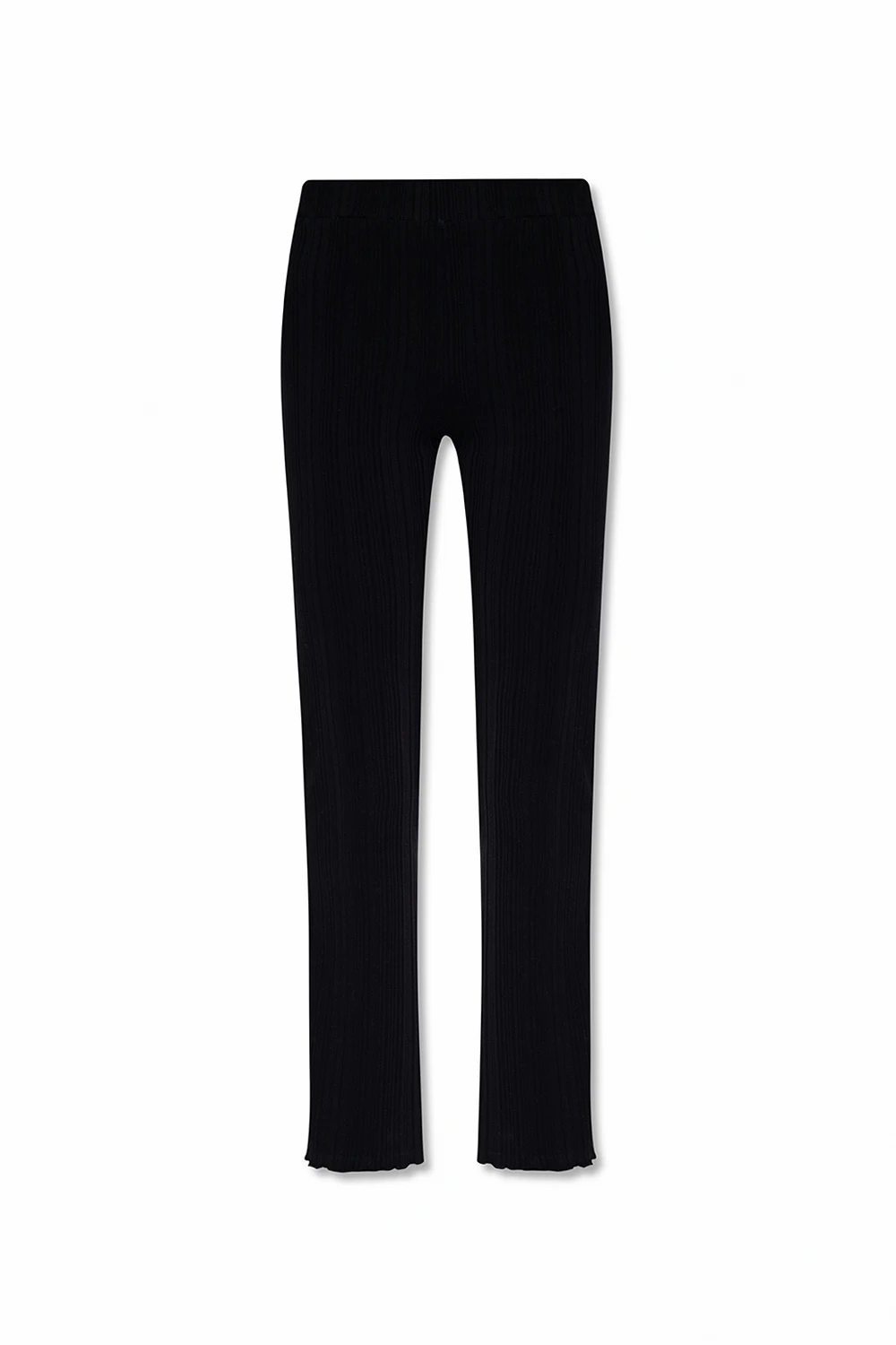 BLACK ‘Toulouse’ ribbed trousers