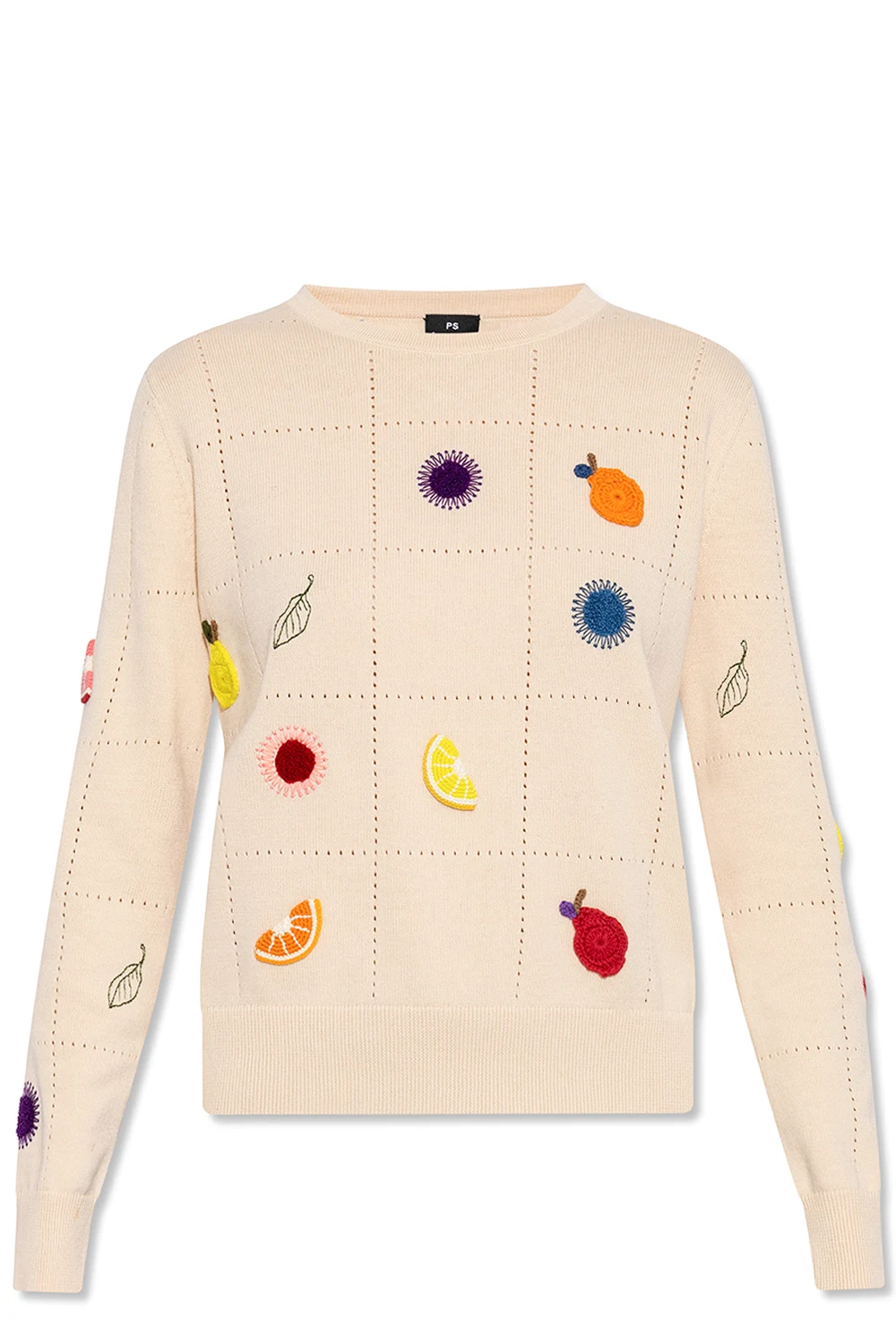 Sweater with patches