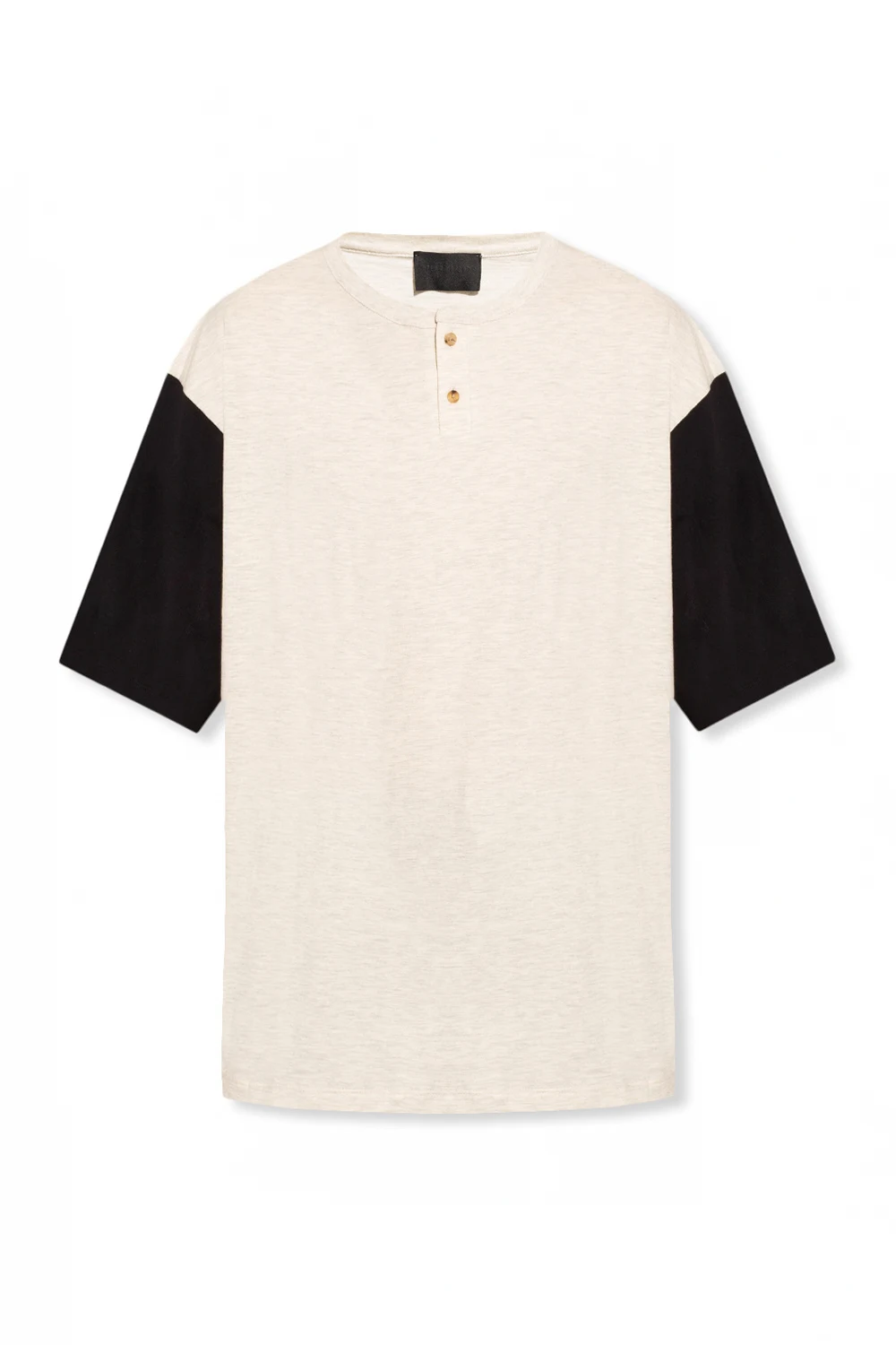 T-shirt with buttons