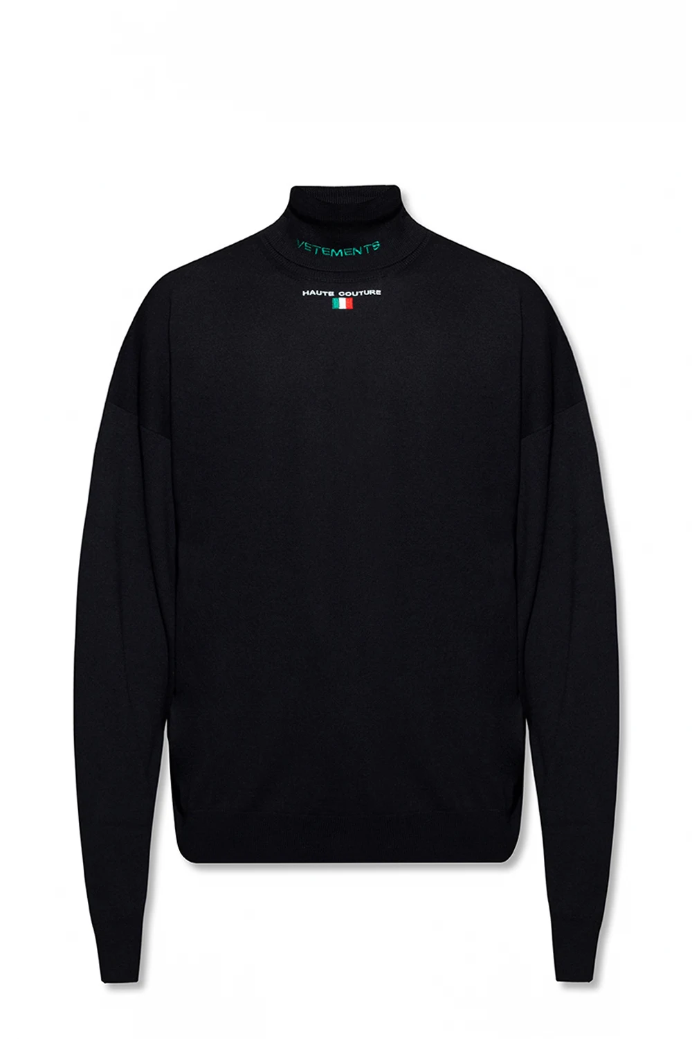 Turtleneck sweater with logo