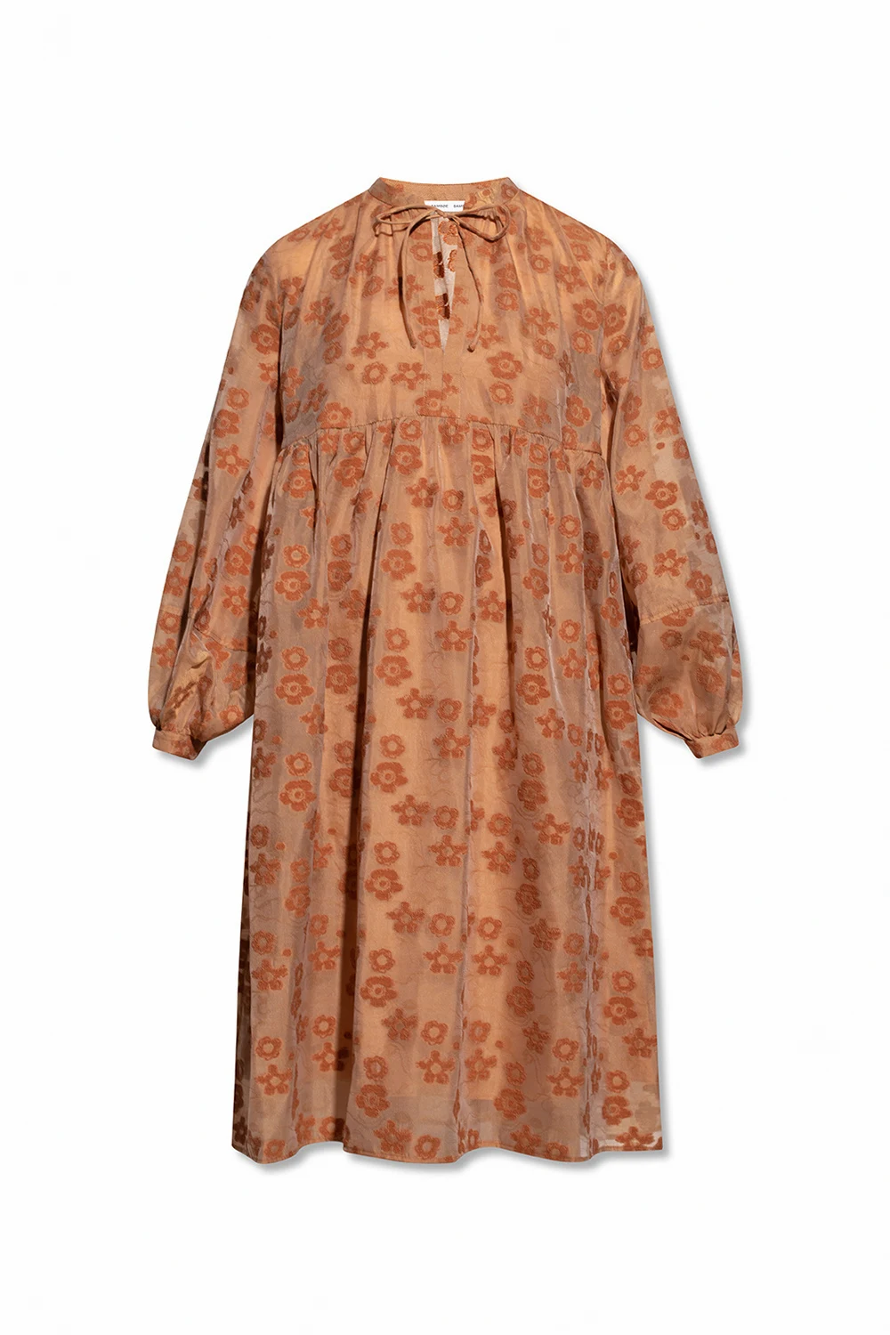 BROWN Oversize dress