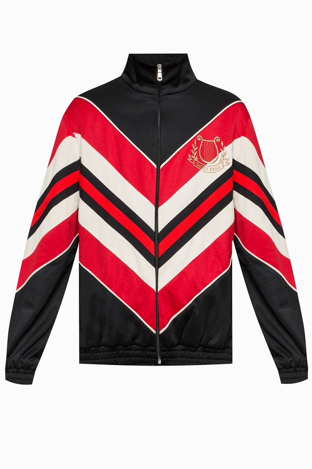 Band collar sweatshirt