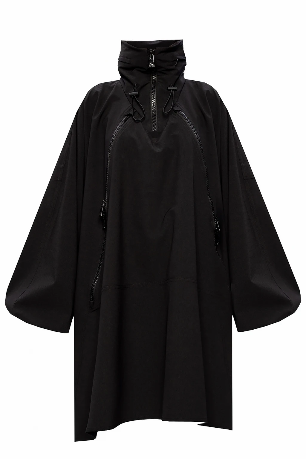 Coat with concealed hood