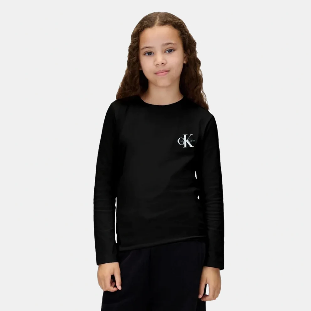 Chest Monologo Kids' Long Sleeve Shirt