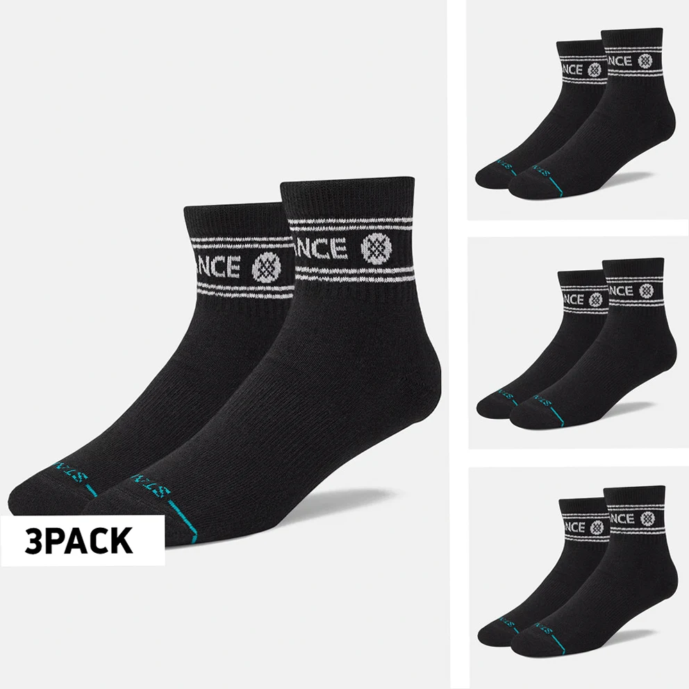 Vital Quarter 3 Pack Socks