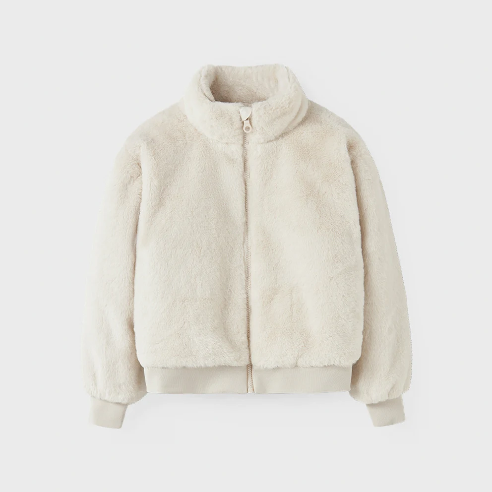 Nkfmila Sherpa Fleece Kids' Jacket