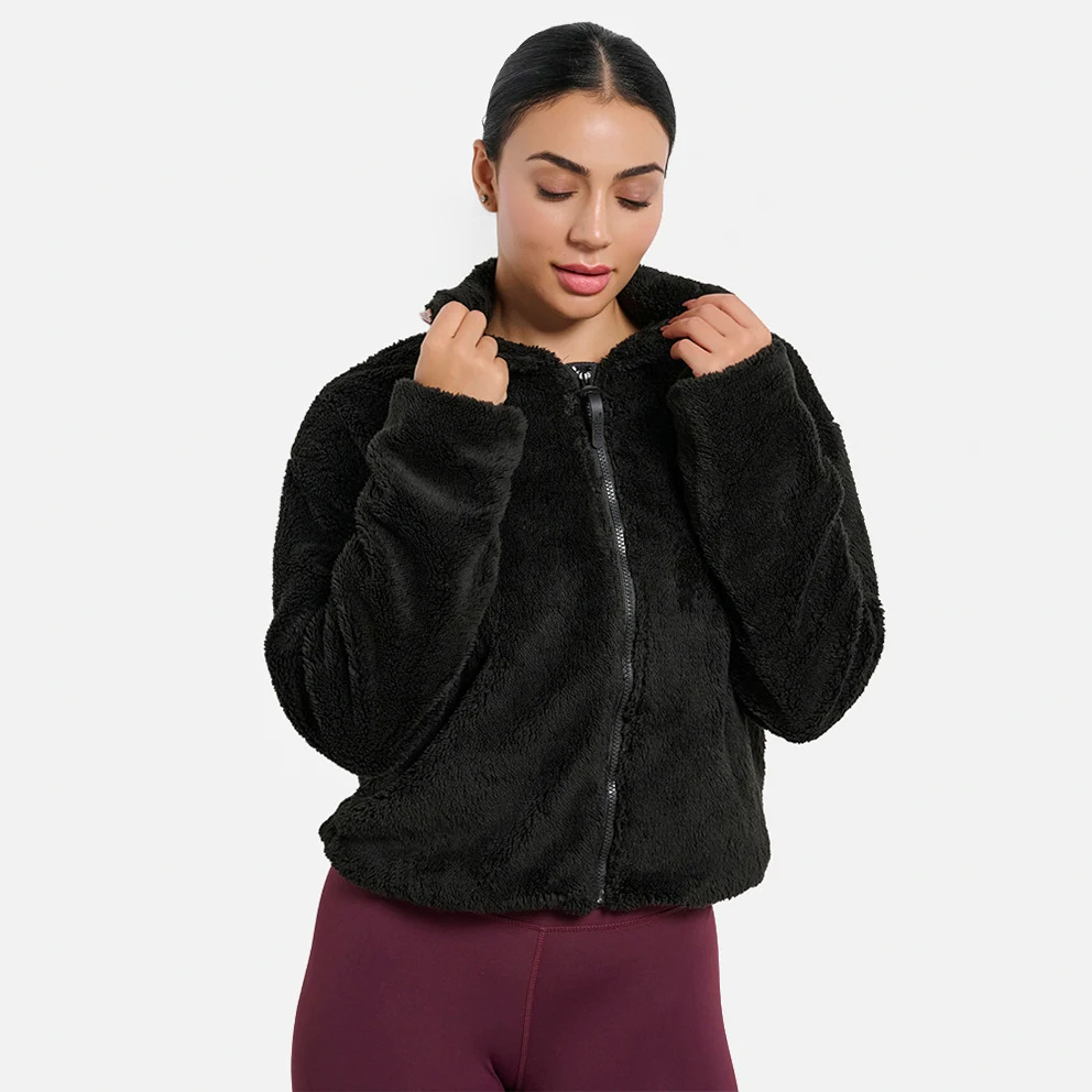 Teddy Full-Zip Wide Collar Women's Track Top