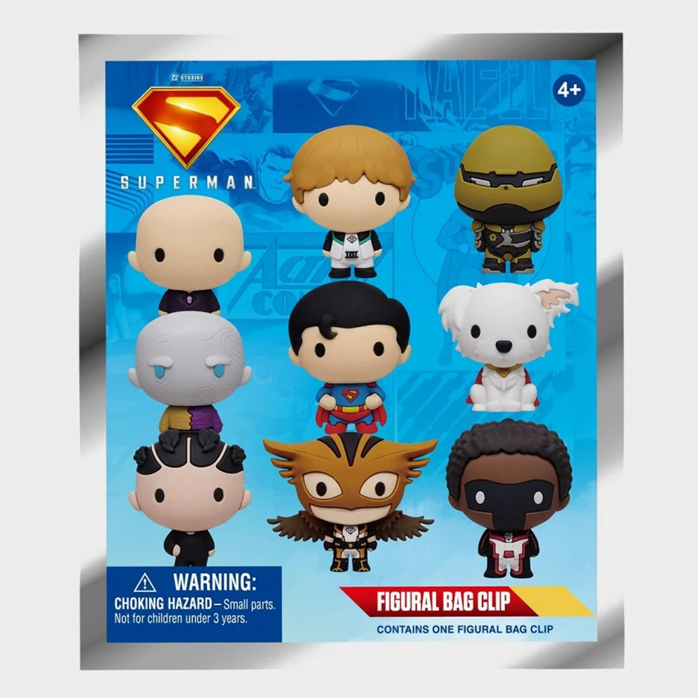 Superman Legacy 3D Figures Bag Clip Keychain