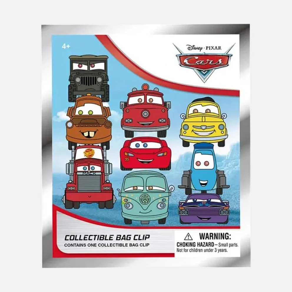 Disney: Cars Figures Bag Clip Keychain