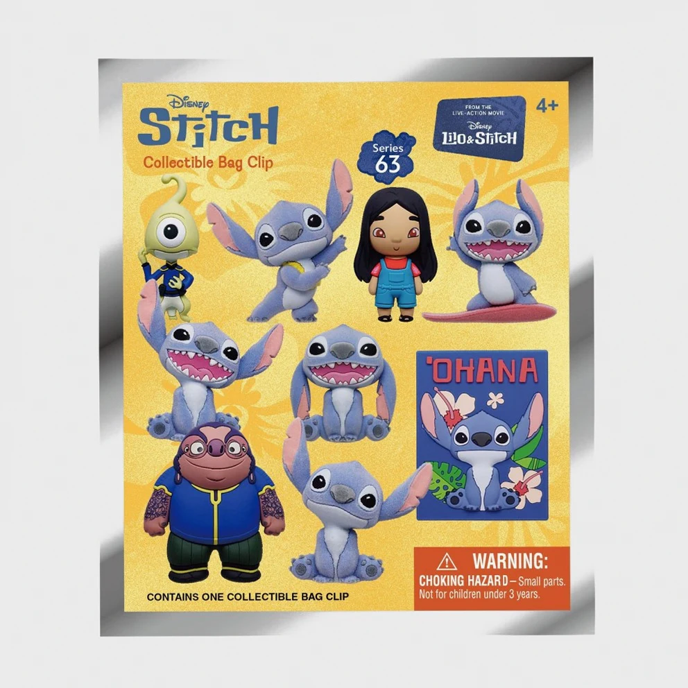 Disney:Lilo & Stitch Figures Bag Clip Keychain