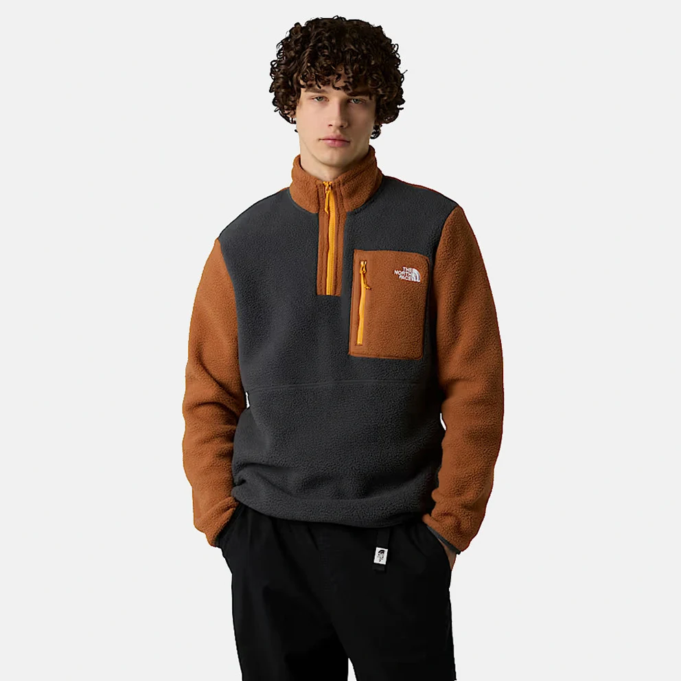 Yumiori Sherpa Fleece Men's Half-Zip Sweatshirt