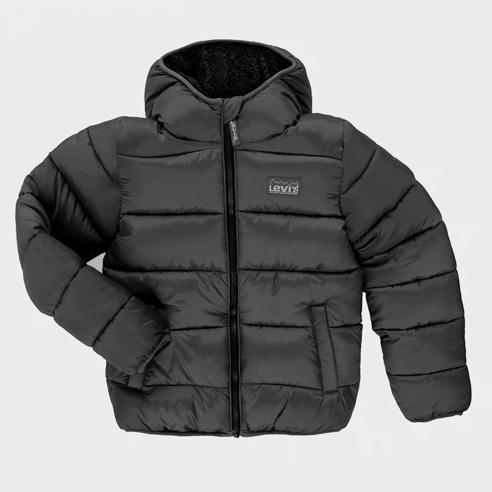 Sherpa Lined Puffer Kids' Puffer Jacket