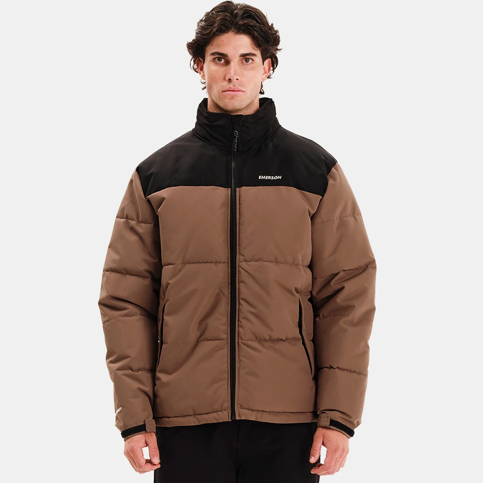 Roll-in Hood Men's Puffer Jacket