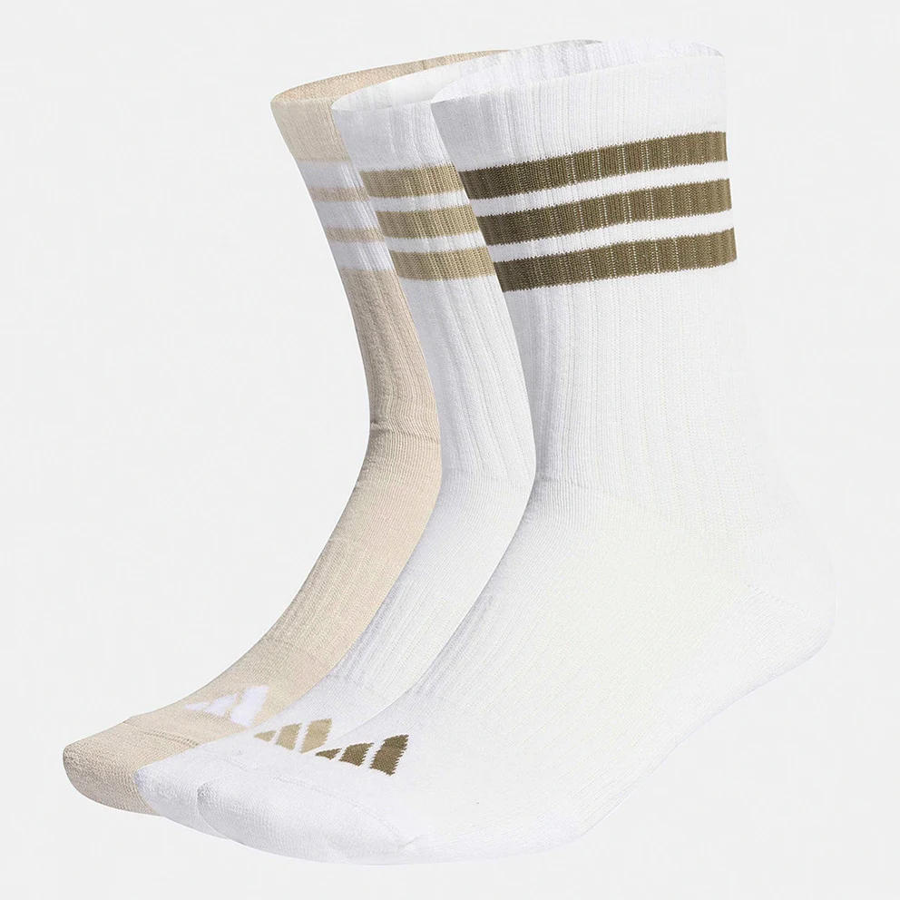 3-Stripes Cushioned Crew Socks 3 Pair Pack