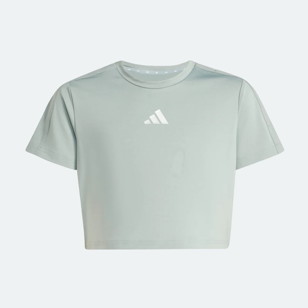 Train Essentials Seasonal Print Kids' Cropped T-Shirt