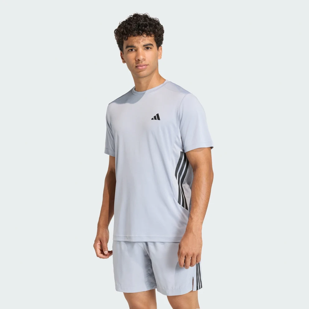 Tech Essentials Workout 3 Stripes Men's T-Shirt
