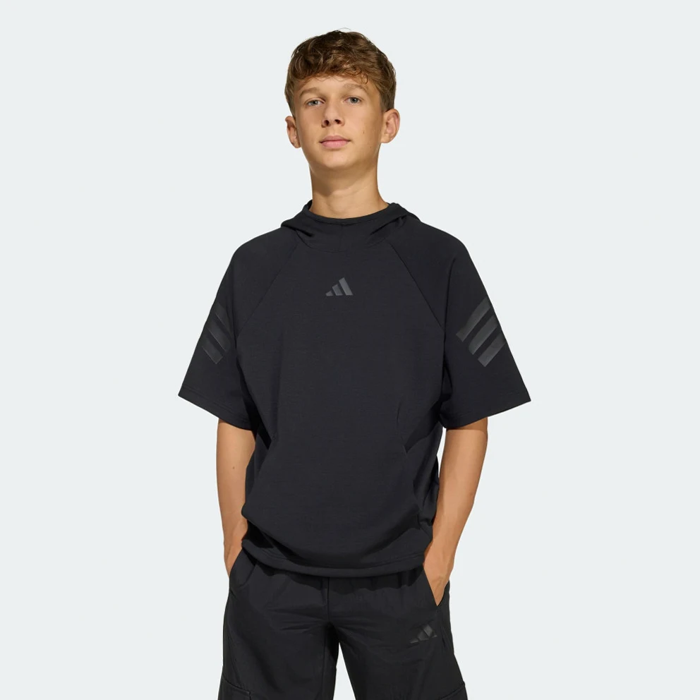 K Future Icons 3 Stripes Short Sleeve Hoodie