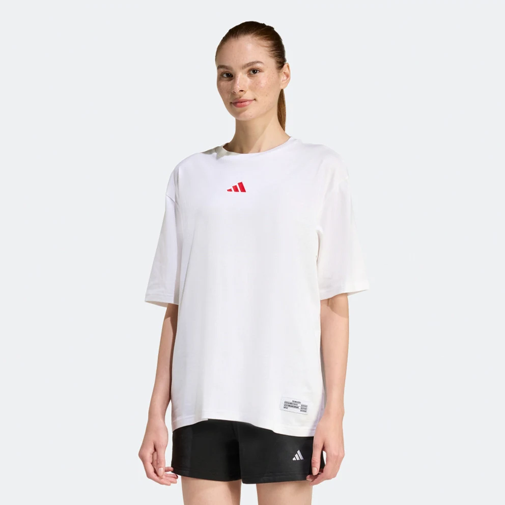 Mini Embroidery Oversized Graphic Women's T-Shirt