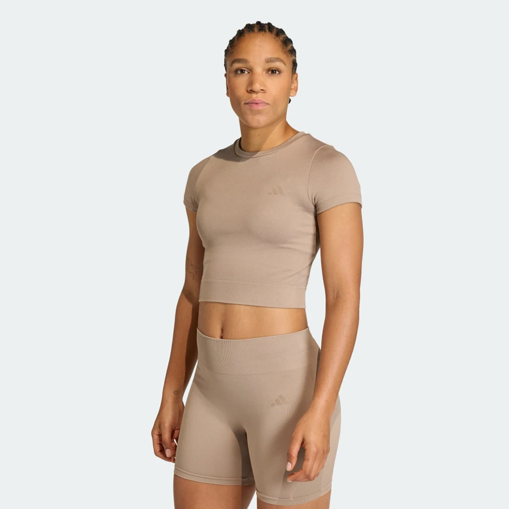 Workout Essentials Knit Women's Cropped T-Shirt