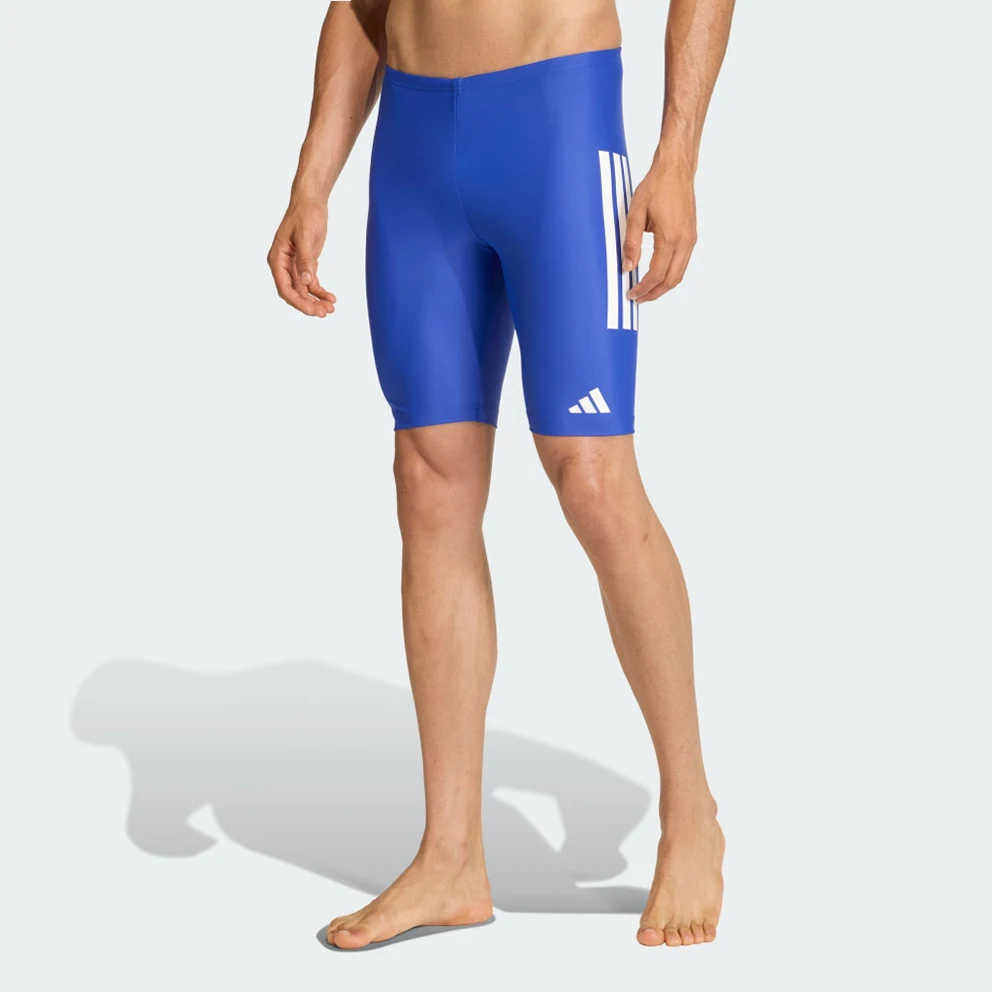 M 3-Stripes Swim Jammers 8-Inch