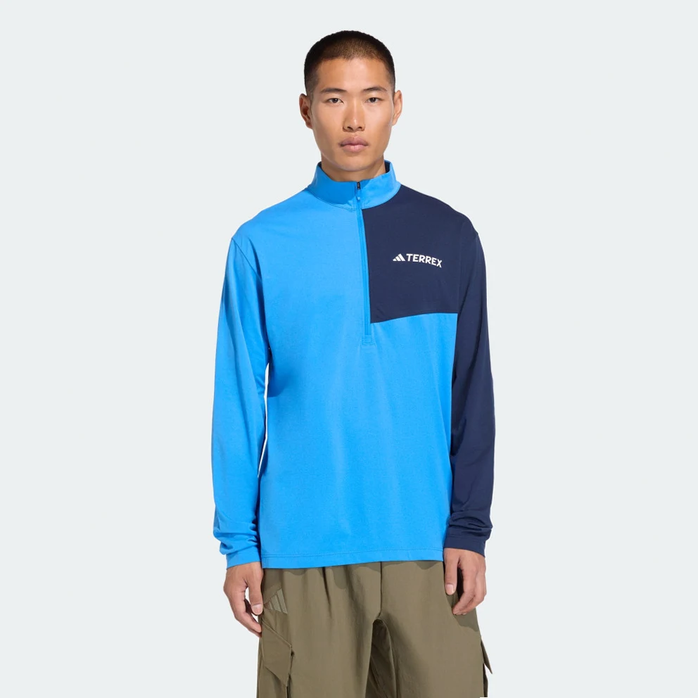 M Multi Climacool 1/2 Zip Long Sleeve Tee