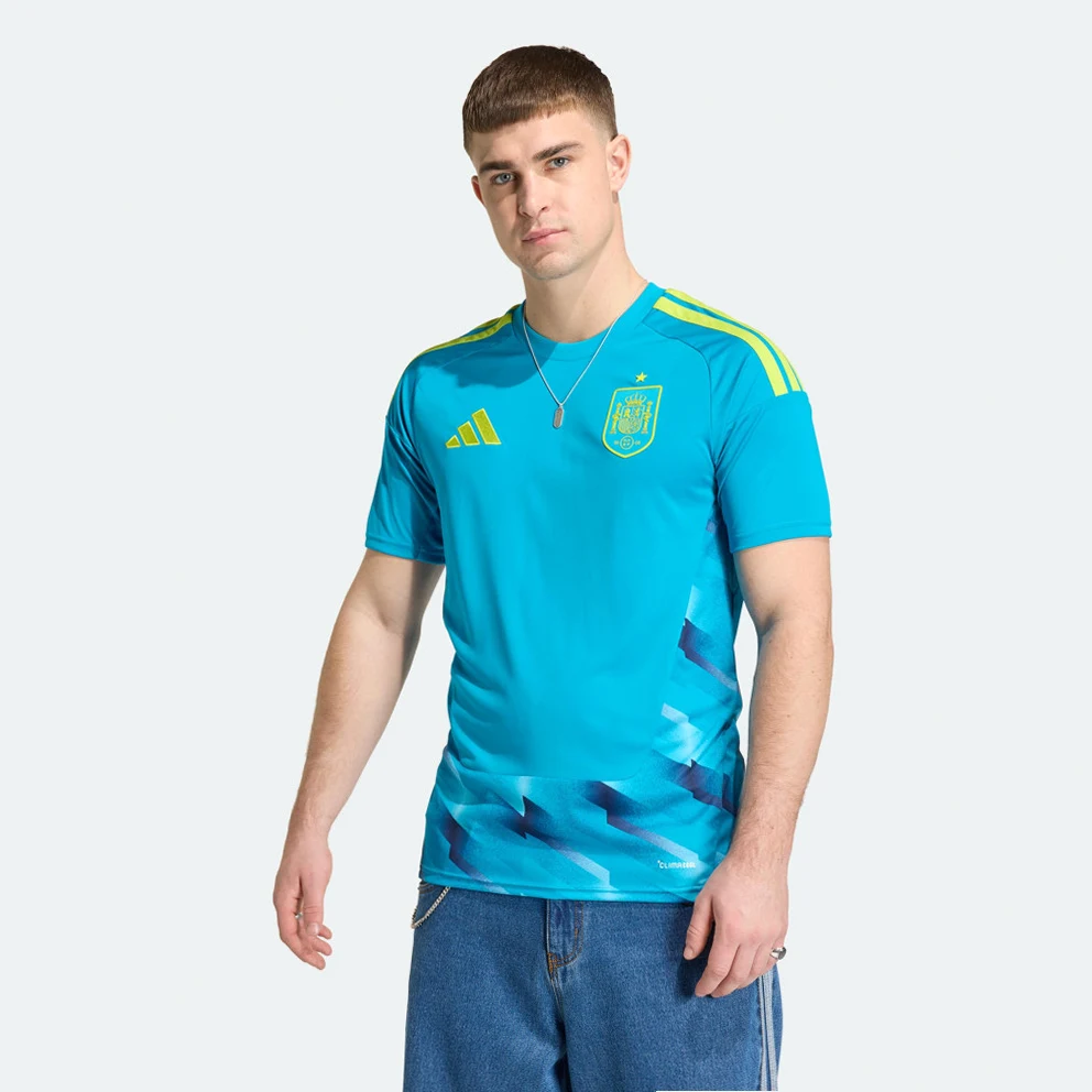 National team of Spain 26 Home Goalkeeper Men's Football Jersey