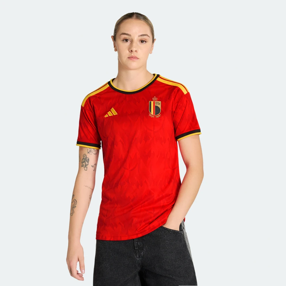 National team of Belgium 26 Home Women's Football Jersey