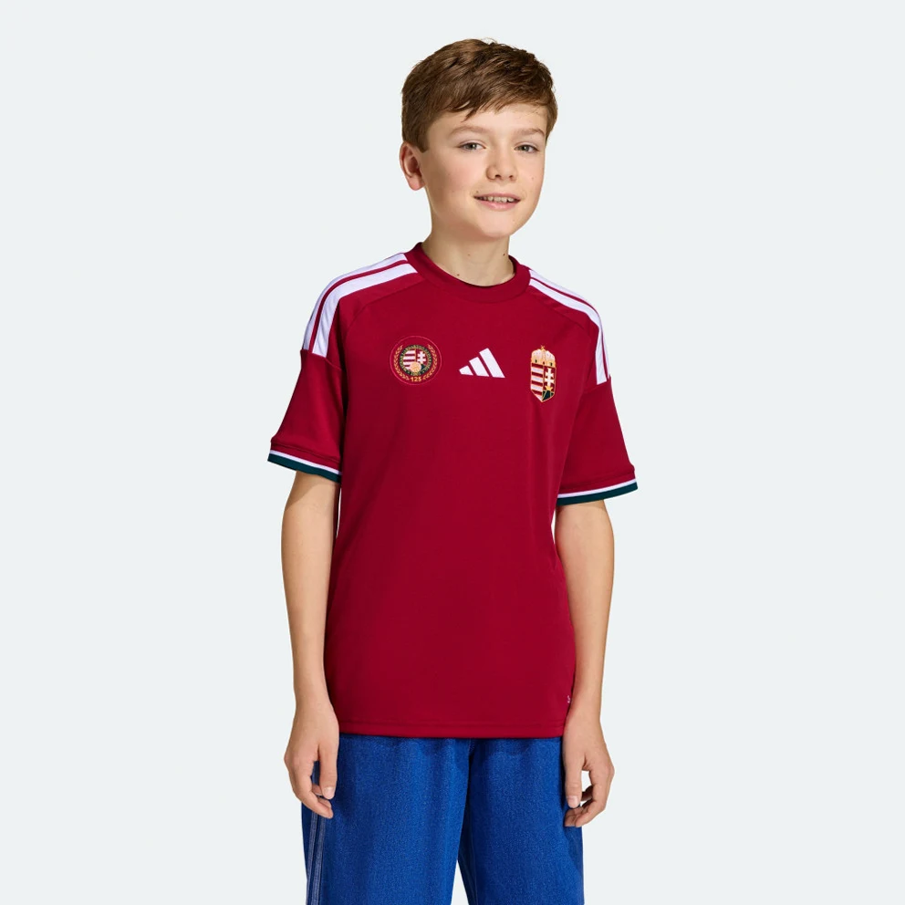 National team of Hungary 26 Home Kids' Football Jersey