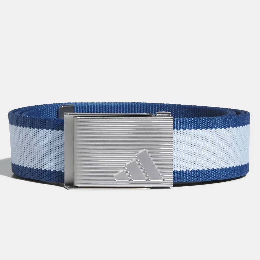 W Reversible Striped Webbing Belt