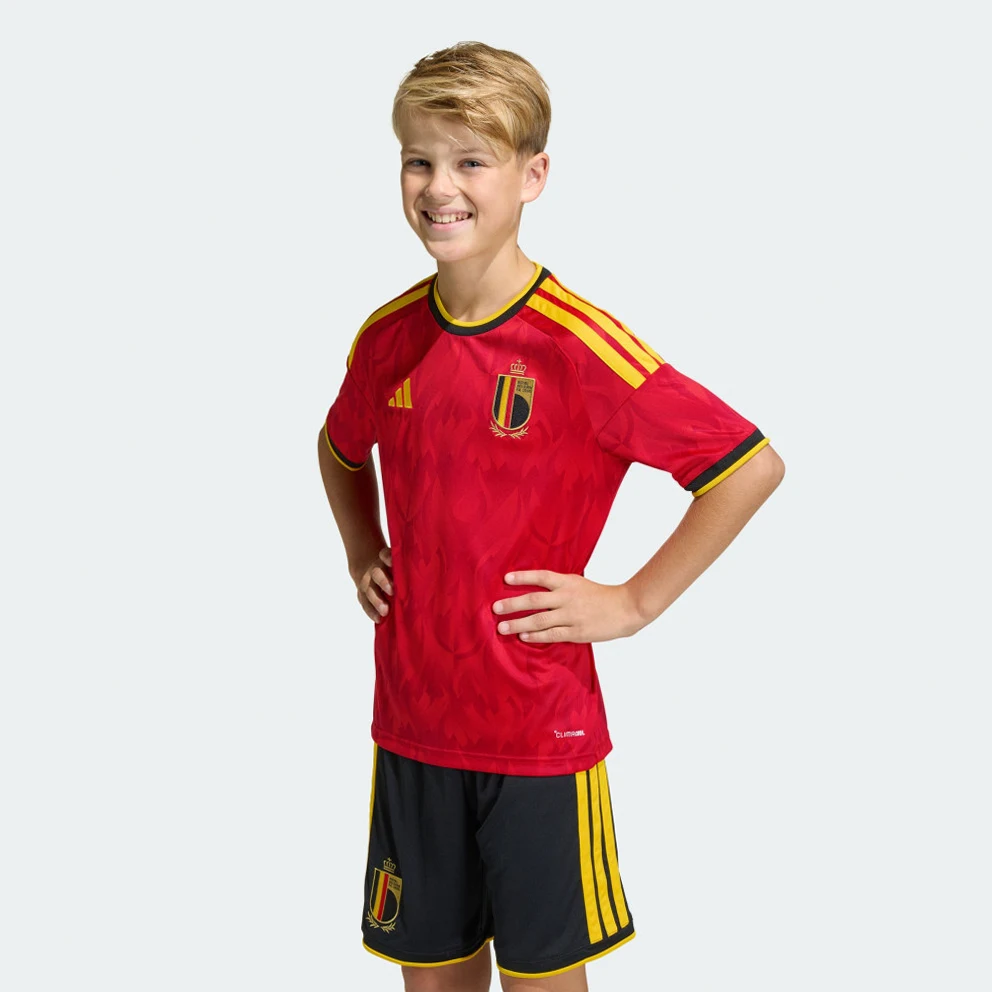 National team of Belgium 26 Home Kids' Football Jersey