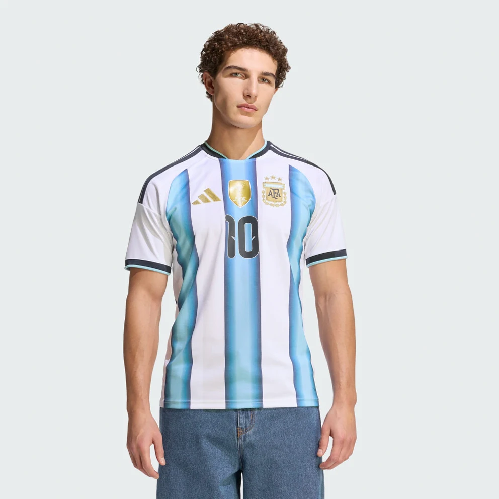 National team of Argentina Messi 26 Home Men's Football Jersey