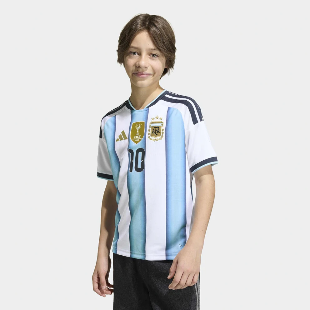National team of Argentina Messi 26 Home Kids' Football Jersey