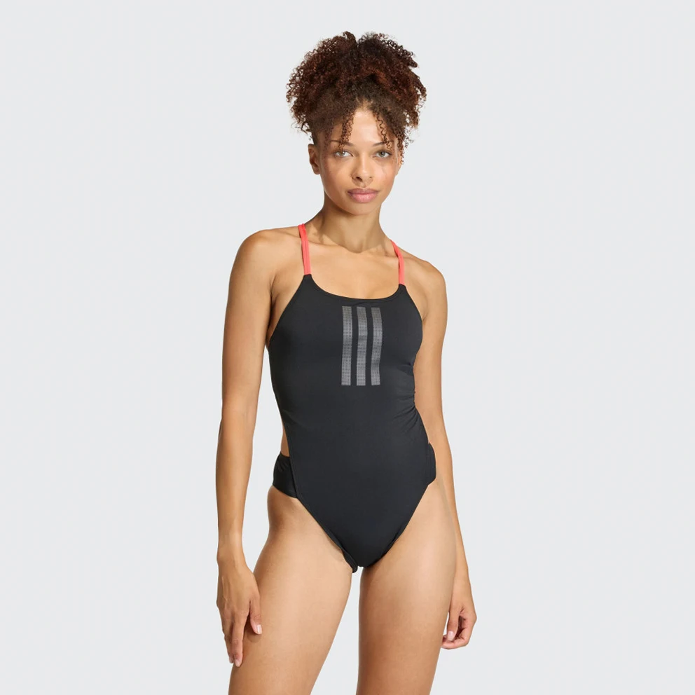 W Ripstream 3-Stripes Tie Back Swimsuit