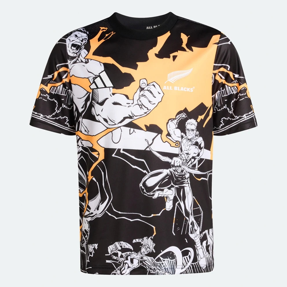 K All Blacks Marvel Captains Run Jersey Kids