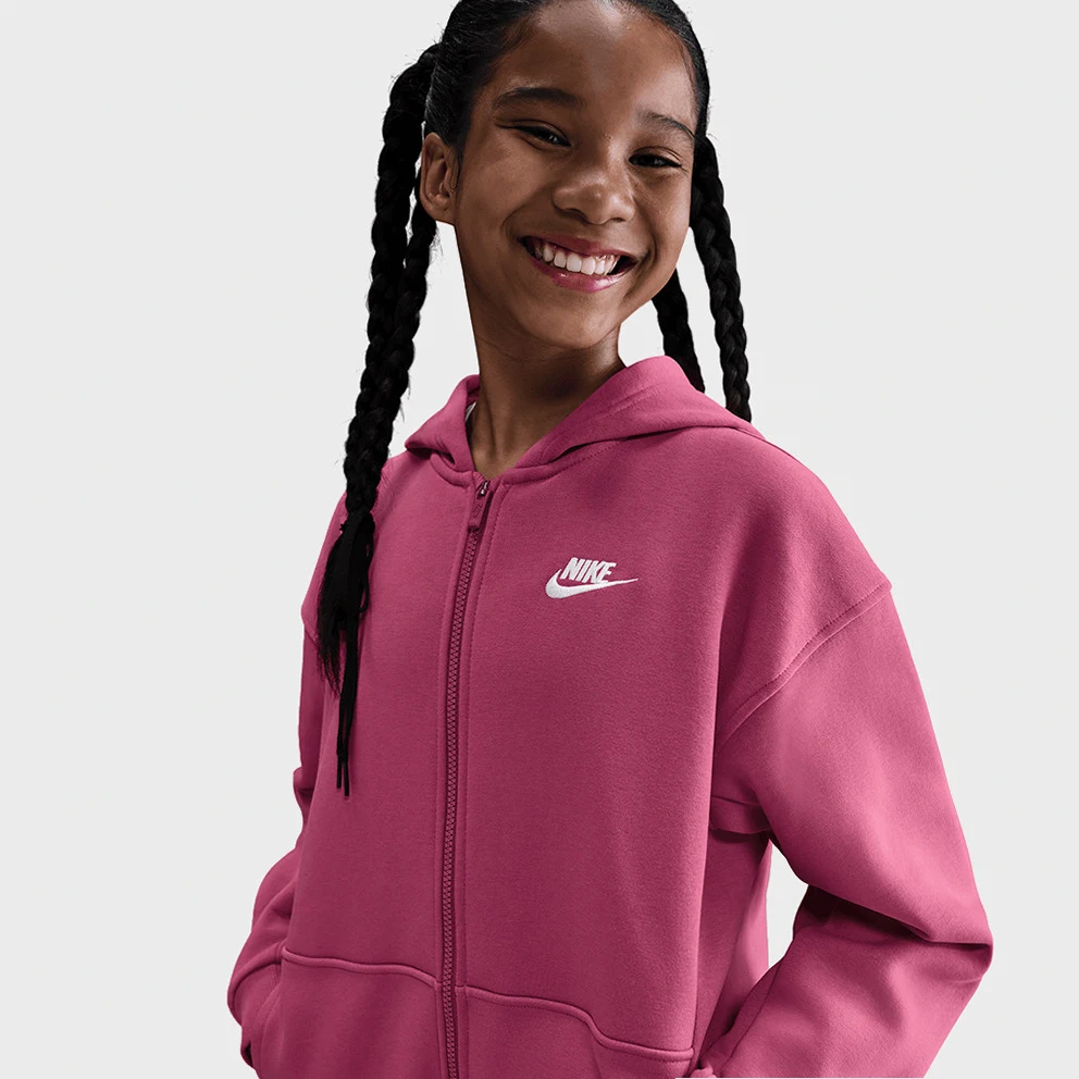 Club Fleece Oversized Kids' Track Top