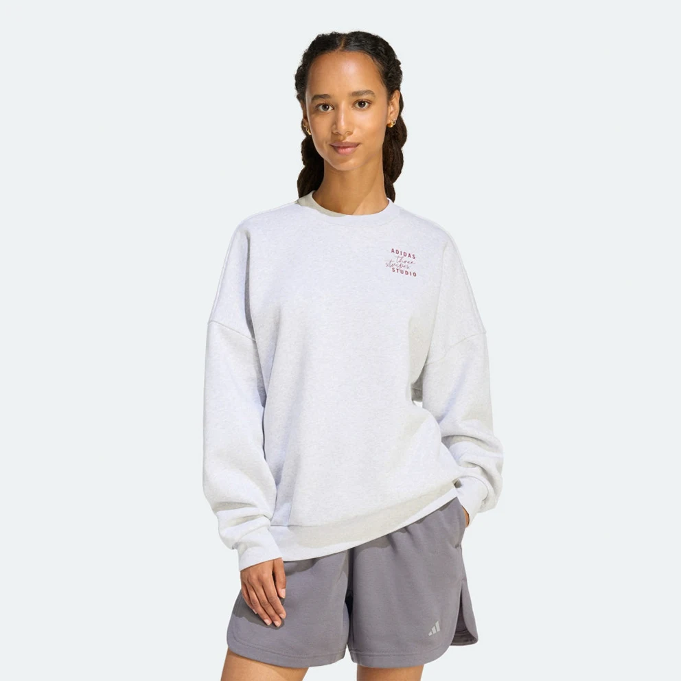 W 3 Stripes Studio Fl Hoodie