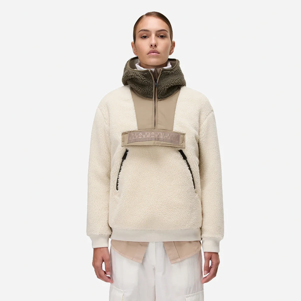 T-Seline Dimity Sherpa Fleece Unisex Half-Zip Sweatshirt
