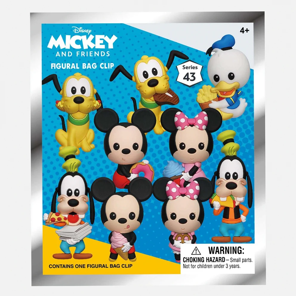 Disney: Mickey and Friends Figures Bag Clip Keychain