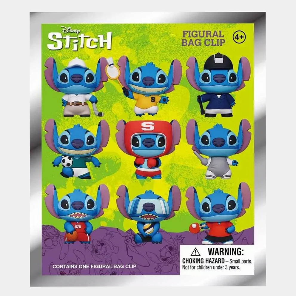 Disney: Lilo & Stitch Figures Bag Clip Keychain
